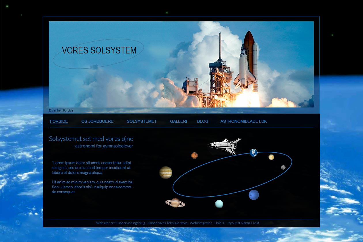 Solsystemet website